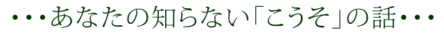 あなたの知らない酵素の話